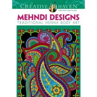 Creative Haven Mehndi Designs Coloring Book