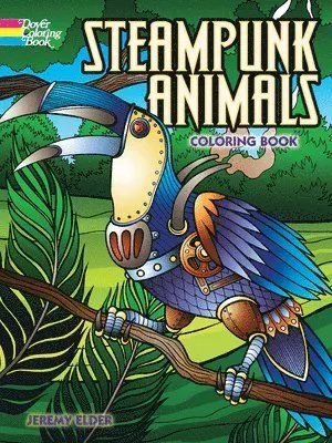 Steampunk Animals Coloring Book