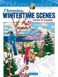 Creative Haven Charming Wintertime Scenes Color by Number