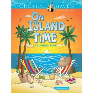 Creative Haven On Island Time Coloring Book