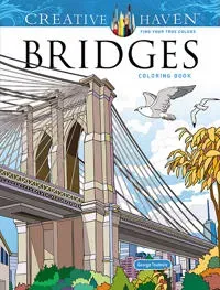 Creative Haven Bridges Coloring Book