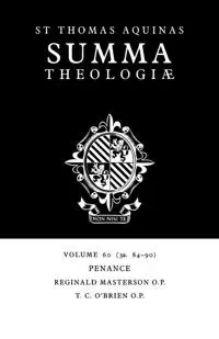 Summa Theologiae: Volume 60, Penance