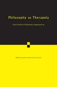 Philosophy as Therapeia