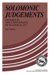 Solomonic Judgements