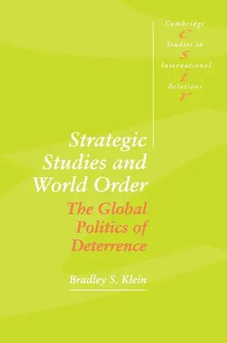 Strategic Studies and World Order