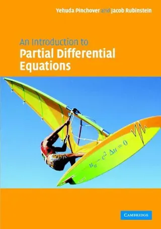 An Introduction to Partial Differential Equations