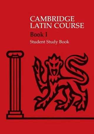 Cambridge Latin Course 1 Student Study Book