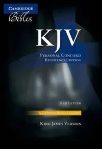 KJV Personal Concord Reference  Bible, Black French Morocco Leather, Red-letter Text, KJ463:XR