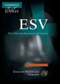 ESV Pitt Minion Reference Bible, Brown Goatskin Leather, ES446:X