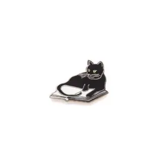 Bookstore Cat Enamel Pin