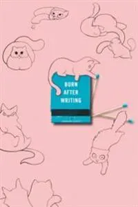 Burn After Writing (Purple with Cats)