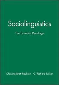 Sociolinguistics