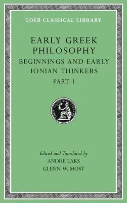 Early Greek Philosophy, Volume II