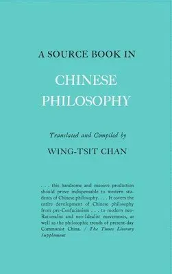A Source Book in Chinese Philosophy