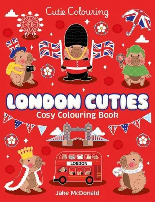 London Cuties Cosy Colouring Book