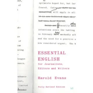 Essential English for Journalists, Editors and Writers