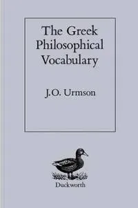 The Greek Philosophical Vocabulary