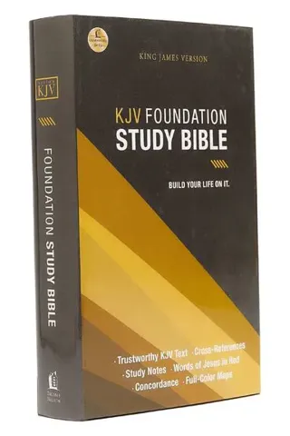 KJV, Foundation Study Bible, Hardcover, Red Letter