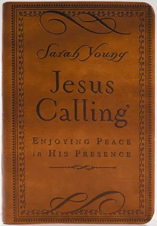 Jesus Calling, Small Brown Leathersoft, with Scripture References