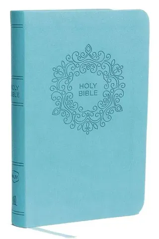 NKJV, Thinline Bible, Compact, Leathersoft, Blue, Red Letter, Comfort Print