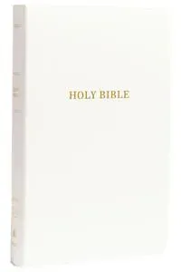 KJV Holy Bible: Gift and Award, White Leather-Look, Red Letter, Comfort Print: King James Version