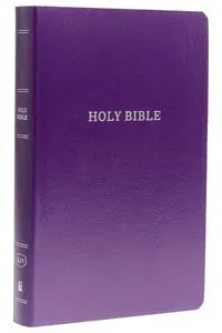 KJV Holy Bible: Gift and Award, Purple Leather-Look, Red Letter, Comfort Print: King James Version