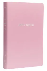 KJV Holy Bible: Gift and Award, Pink Leather-Look, Red Letter, Comfort Print: King James Version