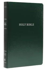 KJV Holy Bible: Gift and Award, Green Leather-Look, Red Letter, Comfort Print: King James Version
