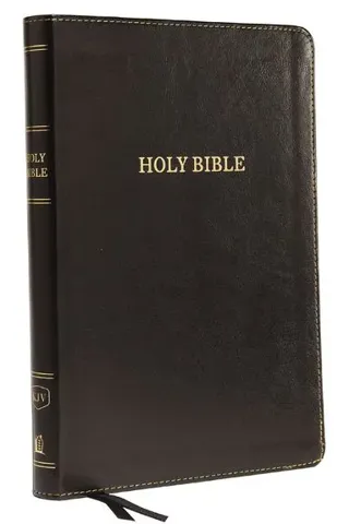 KJV Holy Bible: Large Print Thinline, Black Leathersoft, Red Letter, Comfort Print: King James Version