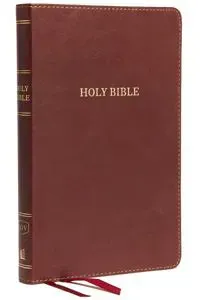 KJV Holy Bible: Thinline, Burgundy Leathersoft, Red Letter, Comfort Print: King James Version