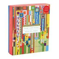 Frank Lloyd Wright Saguaro Cactus And Forms Foil Stamped 1000 Piece Puzzle