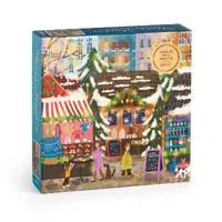 Joy Laforme Merry Market Foil Puzzle in a Square Box