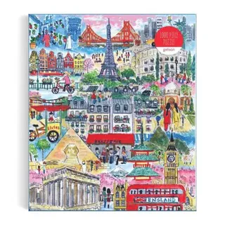 Michael Storrings Cities Around the World 1000 Piece Puzzle