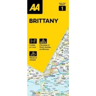AA Road Map Brittany