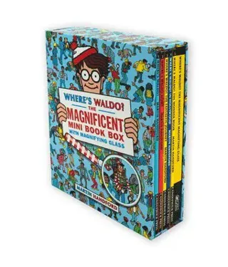 Where's Waldo? the Magnificent Mini Boxed Set: (A Compact, Travel-Sized Box Set of 5 Hidden Object Activity Books, Packed with Search & Find Puzzle Ad