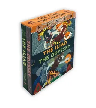 The Iliad/The Odyssey Boxed Set: (Two Illustrated Epic Retellings of Homer's Greek Myths Featuring Gods, Heroes, Battles, and Legendary Journeys for Y
