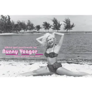 Bikini Girl Postcards By Bunny Yeager