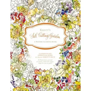Kristys fall cutting garden - a watercoloring book