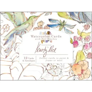 Watercolor Cards With Foil Touches
