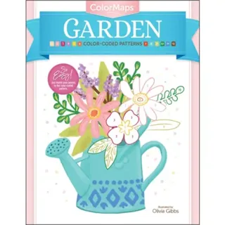 Colormaps: Garden : Color-Coded Patterns Adult Coloring Book