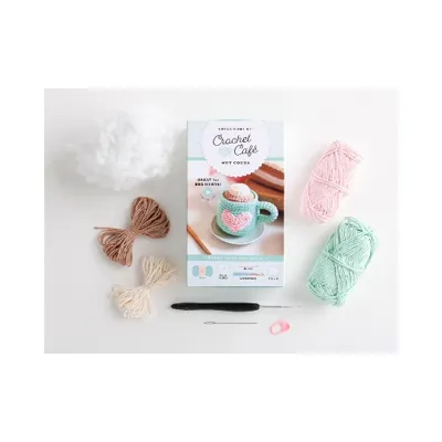 Crochet Cafe Amigurumi Kit Hot Cocoa