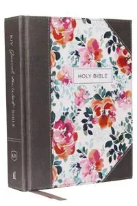 KJV Journal the Word Bible, Reflect, Journal or Create Art Next to Your Favorite Verses (Pink Floral Cloth over Board, Red Letter, Comfort Print: King
