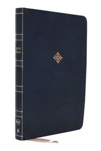 NKJV Holy Bible, Giant Print Center-Column Reference Bible, Blue Leathersoft, 72,000+ Cross References, Red Letter, Comfort Print: New King James