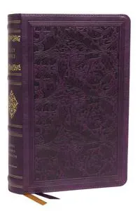 KJV, Personal Size Reference Bible, Sovereign Collection, Leathersoft, Purple, Red Letter, Thumb Indexed, Comfort Print