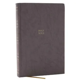 KJV Holy Bible: Paragraph-style Large Print Thinline with 43,000 Cross References, Gray Hardcover, Red Letter, Comfort Print: King James Version