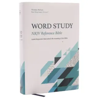 NKJV, Word Study Reference Bible, Hardcover, Red Letter, Comfort Print