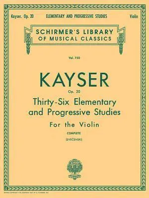 36 Elementary & Progressive Studies, Op. 20