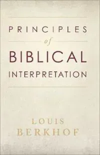 Principles of Biblical Interpretation