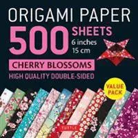 Origami Paper 500 sheets Cherry Blossoms 6 inch (15 cm)