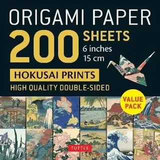 Origami Paper 200 sheets Hokusai Prints 6' (15 cm)